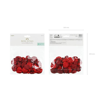 100 Rosenblätter - Rot