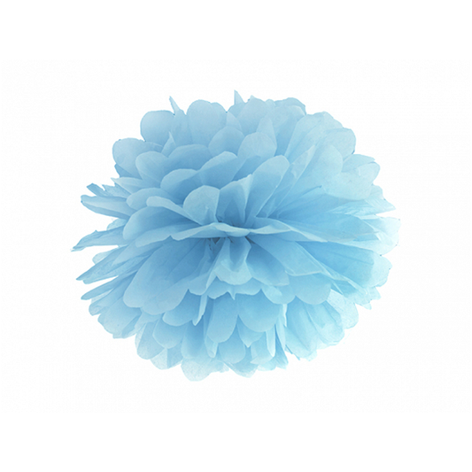 1 Pompom XL - Ø 35cm - Hellblau