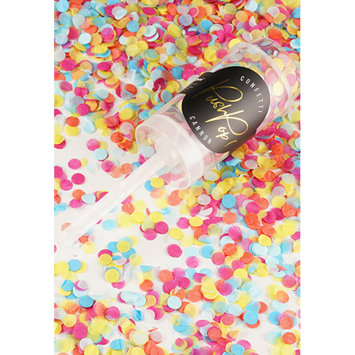1 Konfetti Push Pop - Bunt