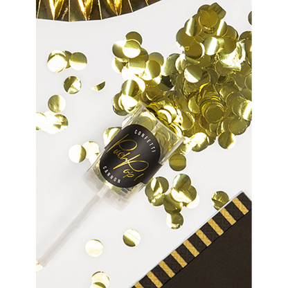 1 Konfetti Push Pop - Gold