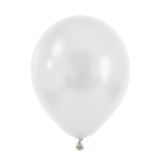 50 Luftballons -  Ø30 cm - Pearl White