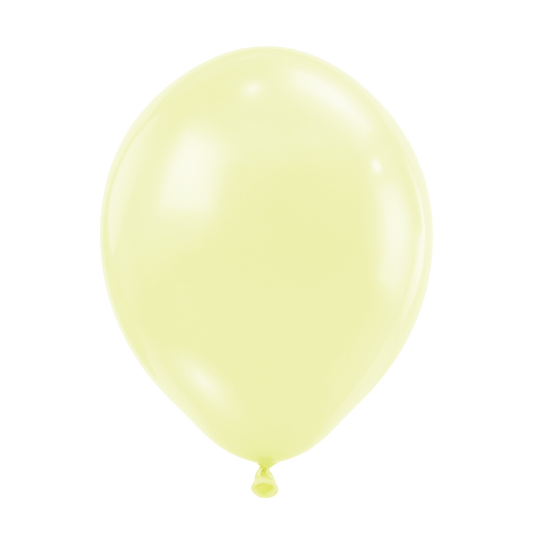 50 Luftballons -  Ø30 cm - Pastel Matte Yellow