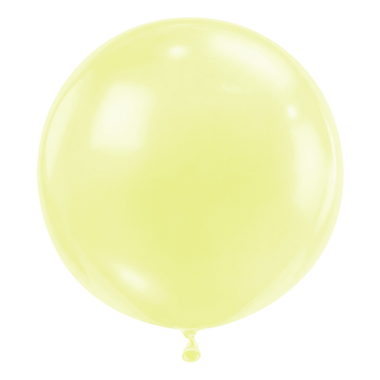 2 Luftballons -  Ø91 cm - Pastel Matte Yellow