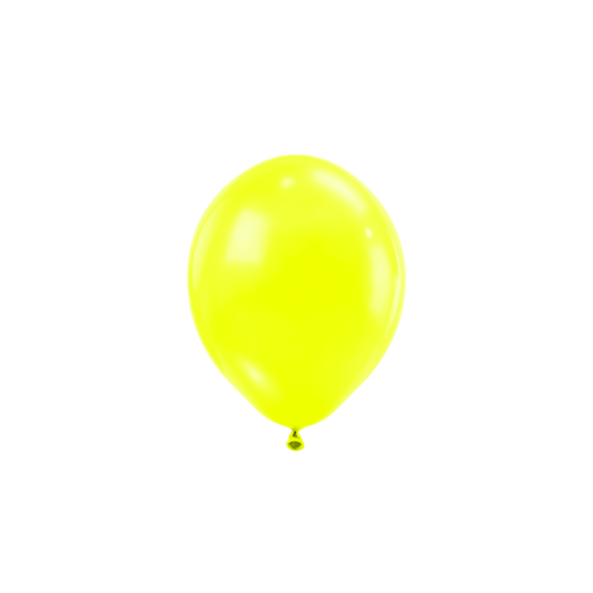 50 Luftballons -  Ø12 cm - Neon Yellow