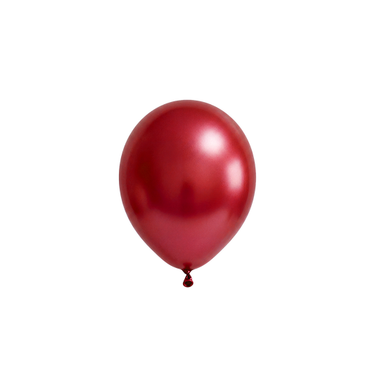 50 Luftballons -  Ø12 cm - Metallic Red