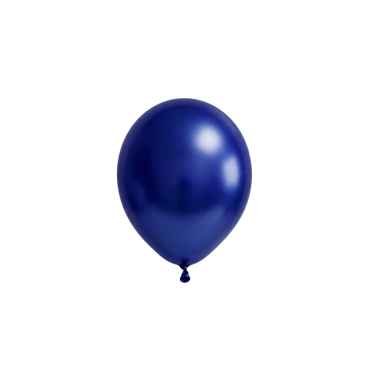50 Luftballons -  Ø12 cm - Metallic Blue
