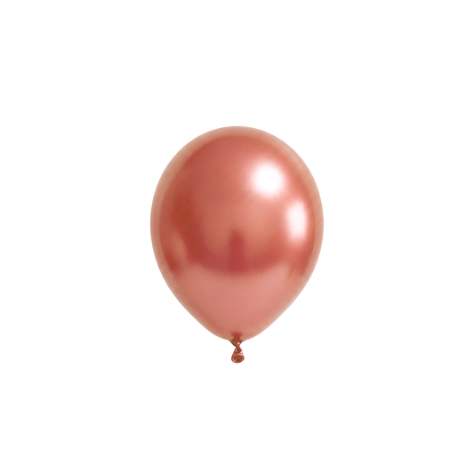 50 Luftballons -  Ø12 cm - Metallic Rose Gold