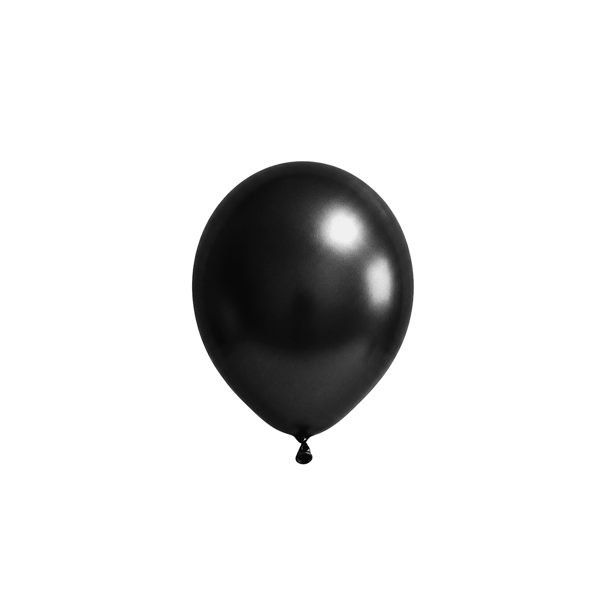 50 Luftballons -  Ø12 cm - Metallic Black