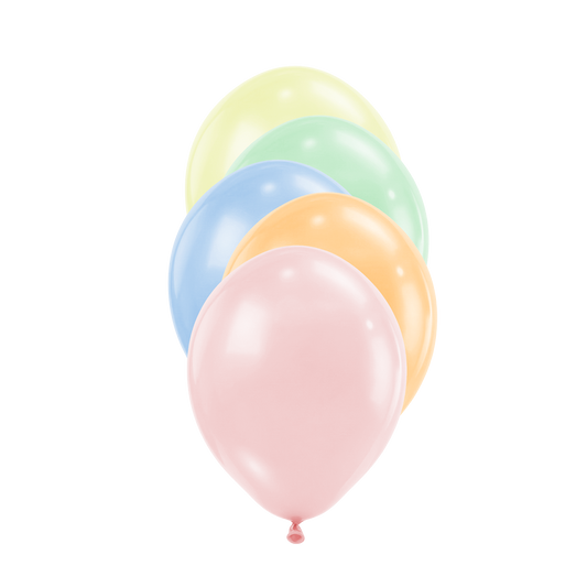 50 Luftballons -  Ø12 cm - Pastel Matte Assortment