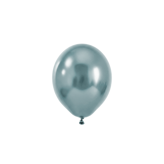 50 Luftballons -  Ø12 cm - Silk Arctic Blue