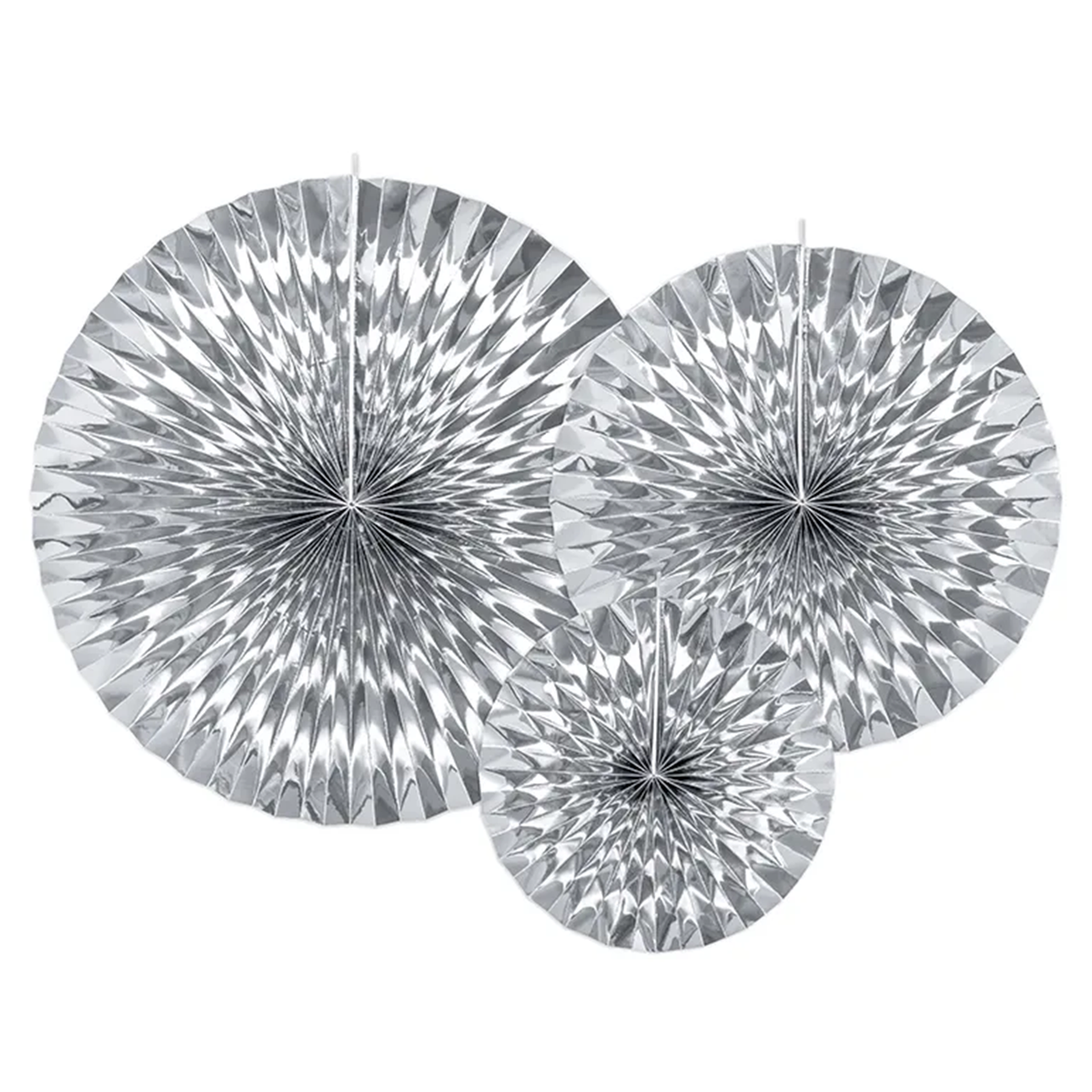 3 Dekorosetten - Silber