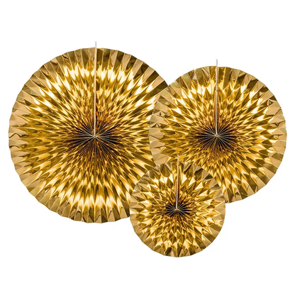 3 Dekorosetten - Gold