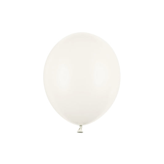 100 Luftballons - Ø 23cm - Pastell AltWeiß