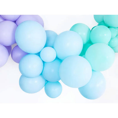 10 Luftballons - Ø 27cm - Pastell Light Blue