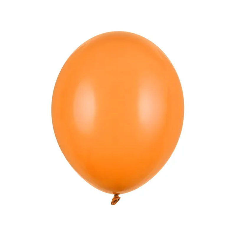 100 Luftballons - Ø 27cm - Pastell Mandarin Orange