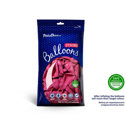 50 Luftballons - Ø 27cm - Pastelll Hot Pink