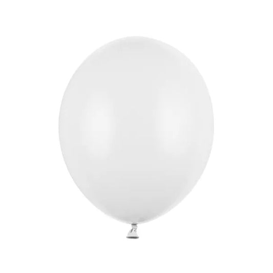10 Luftballons - Ø 27cm - Pastell Pure White