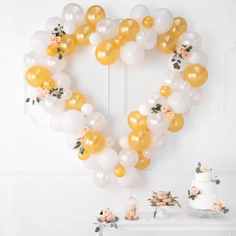 100 Luftballons - Ø 27cm - Pastell Pure White