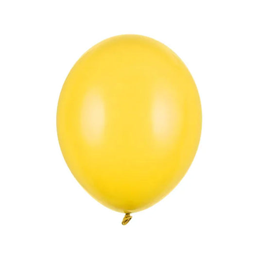 100 Luftballons - Ø 27cm - Pastell Honey Yellow