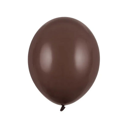 100 Luftballons - Ø 27cm - Pastell Cocoa Brown