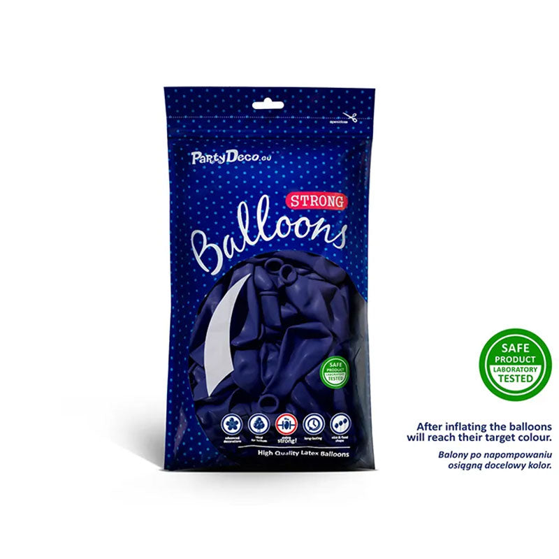 100 Luftballons - Ø 27cm - Pastell Royal Blue