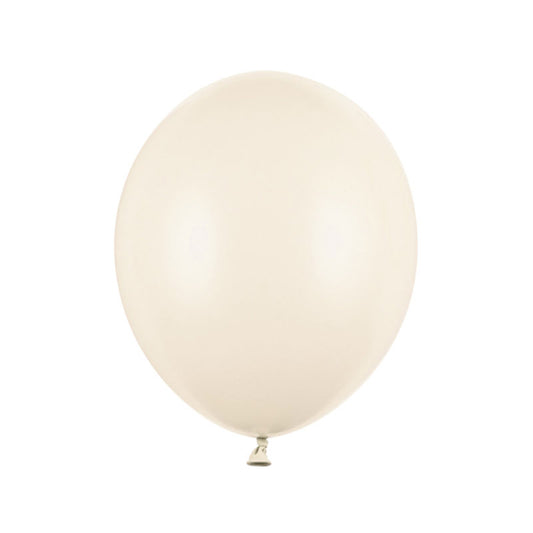 100 Luftballons - Ø 27cm - Pastell helles Nude