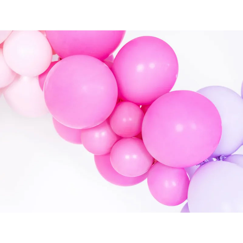 10 Luftballons - Ø 27cm - Pastell Fuchsia