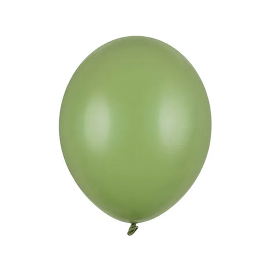 50 Luftballons - Ø 27cm - Pastell Rosemary Green