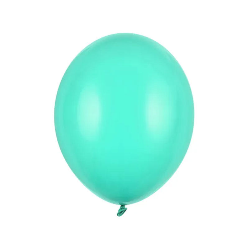 100 Luftballons - Ø 27cm - Pastell Mint Green