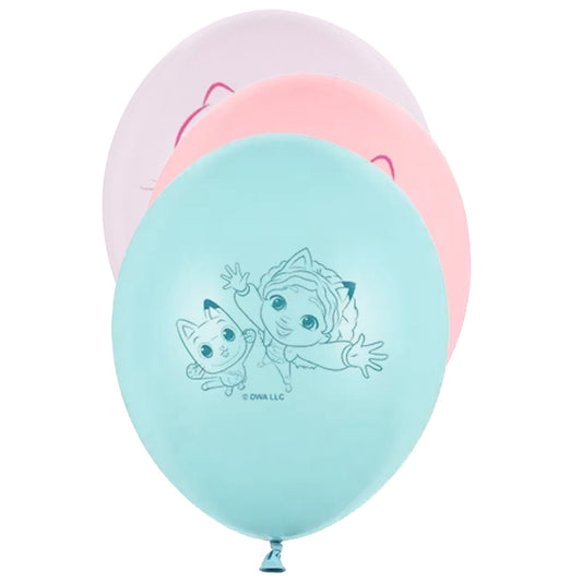 6 Motivballons - Gabby's Dollhouse the Movie 27 cm