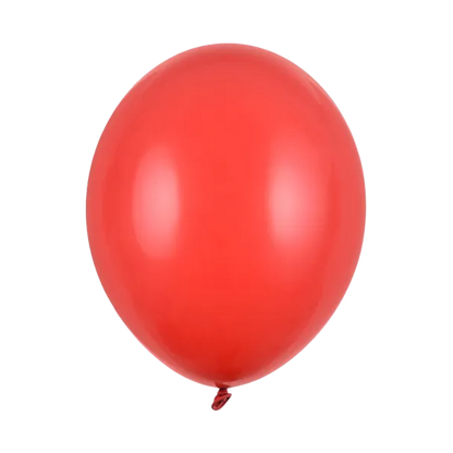 50 Luftballons - Ø 30cm - Metallic - Rot