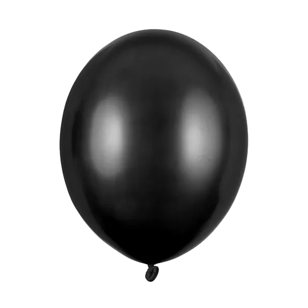 10 Luftballons - Ø 30cm - Metallic - Black