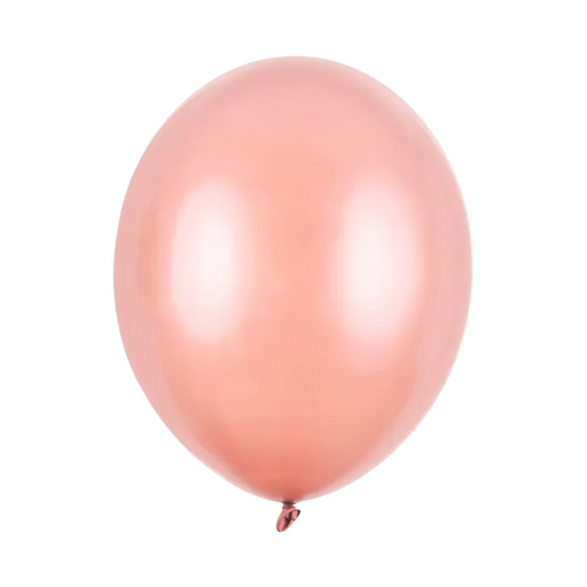 50 Luftballons - Ø 30cm - Metallic - RoseGold