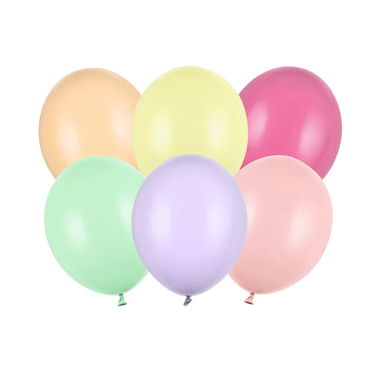 50 Luftballons - Ø 30cm - Pastell - Bunt