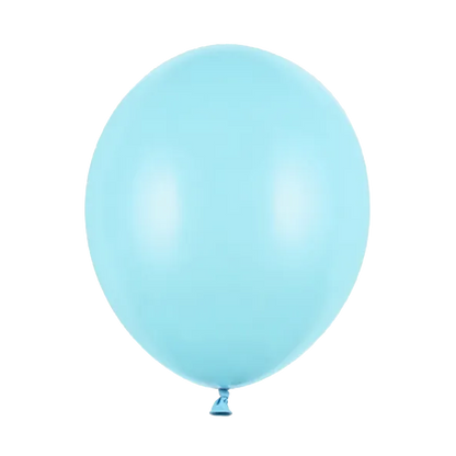 10 Luftballons - Ø 30cm - Pastell - Hellblau