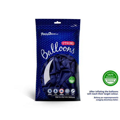 100 Luftballons - Ø 30cm - Pastel Royal Blue