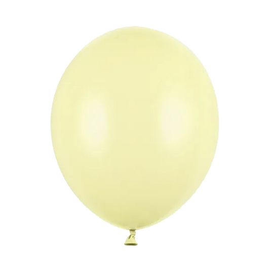 50 Luftballons - Ø 30cm - Pastell - Gelb
