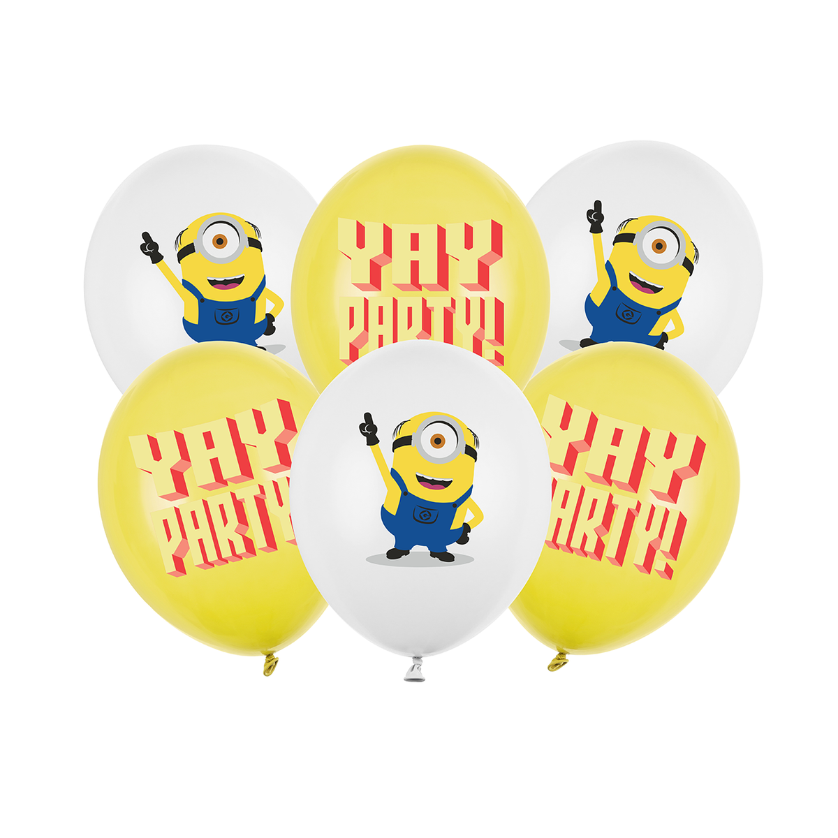 6 Motivballon - Minions - 30cm