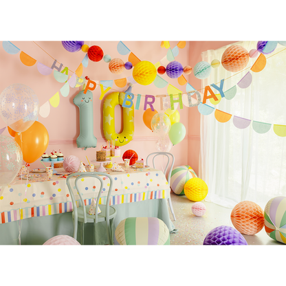 6 Motivballons - Confetti - 30cm