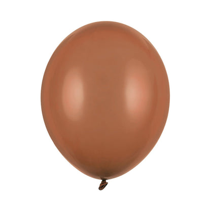 100 Luftballons - Ø 30cm - Pastell Mocca