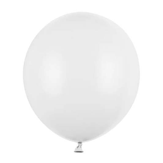 25 Luftballons - Ø 43cm - Pastel Pure White
