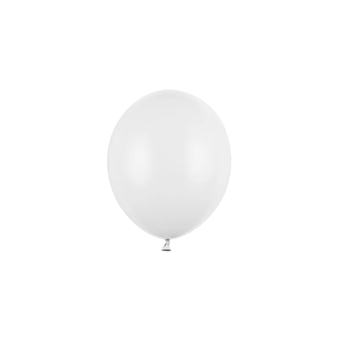 100 Miniballons - Ø 12cm - Weiß