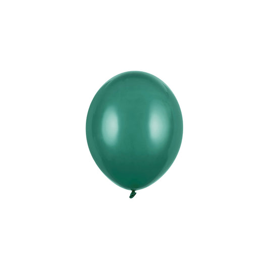 100 Miniballons - Ø 12cm - Pastel Bottle Green