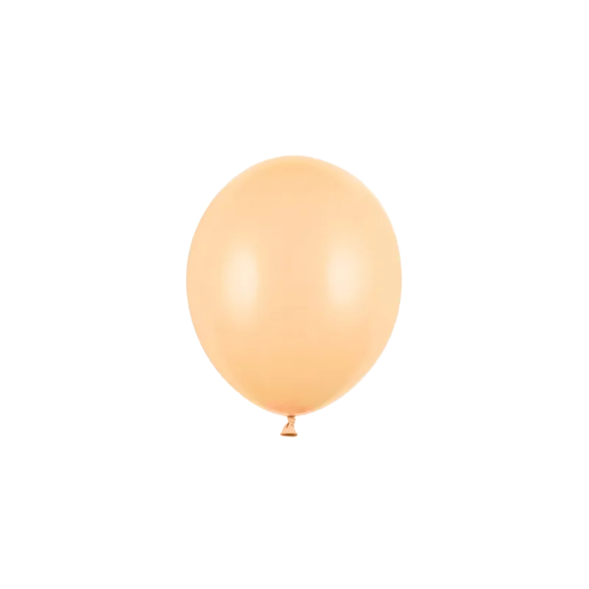 100 Miniballons - Ø 12cm - Pastell - Pfirsich