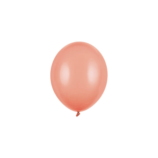 100 Miniballons - Ø 12cm - Pastel Peach