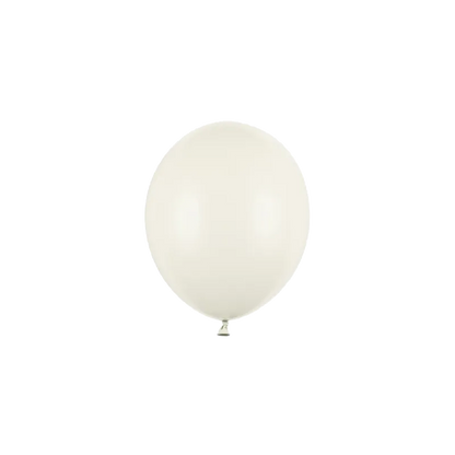 100 Miniballons - Ø 12cm - Creme