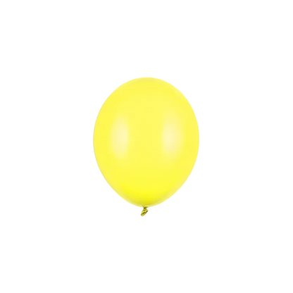 100 Miniballons - Ø 12cm - Gelb