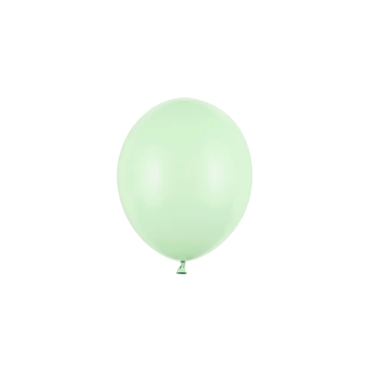 100 Miniballons - Ø 12cm - Pastell - Pistazie