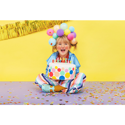 13 Kuchenkerzen - Happy Birthday - Bunt
