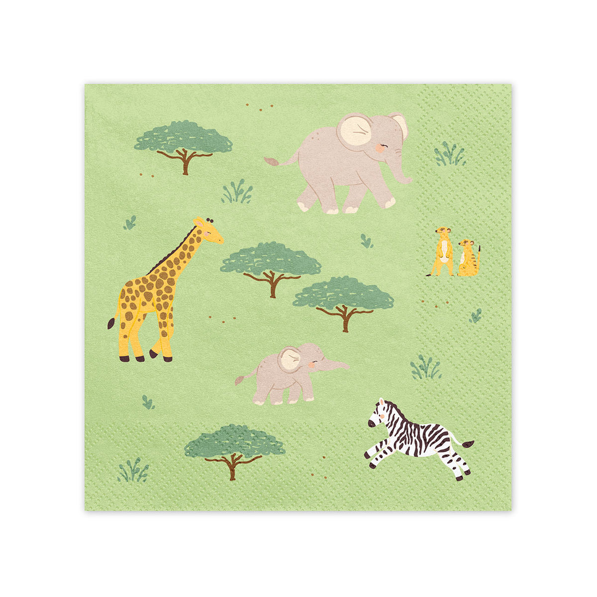 12 Servietten - Safari